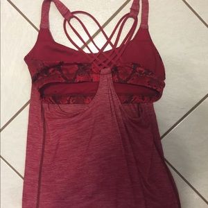 Red Lululemon Tank